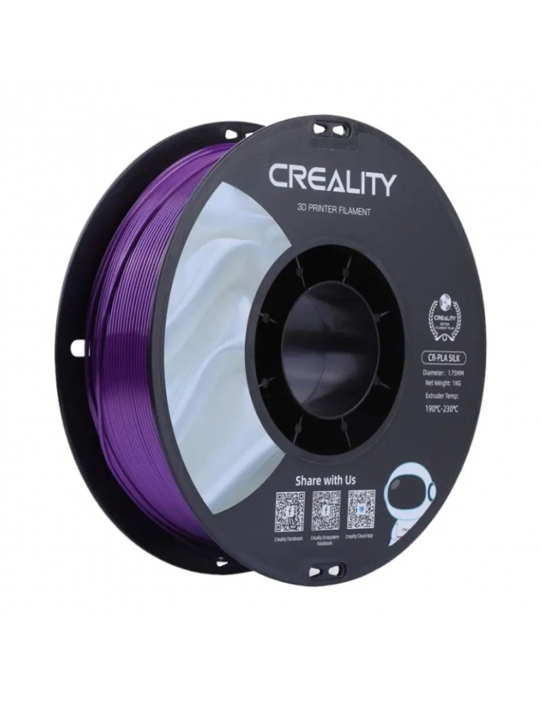 3D spausdinimo siūlas Creality CR-Silk PLA (Violetinė) - CyborgShop