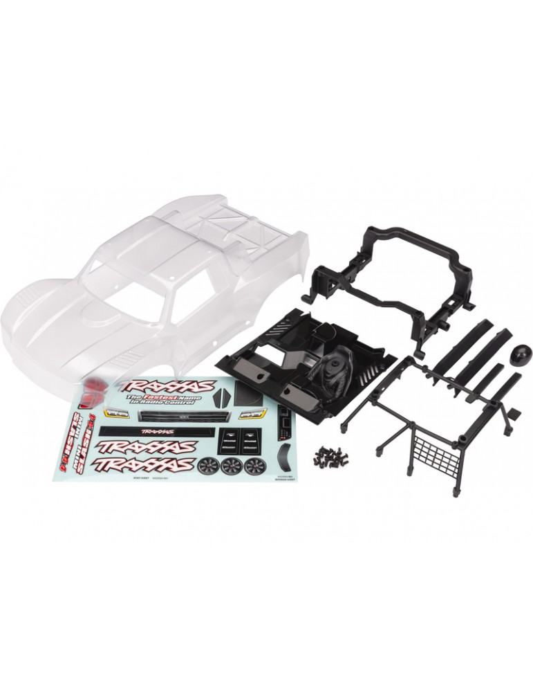 RC modelio kėbulas Mini Slash 4X4 skaidrus su clipless – CyborgShop