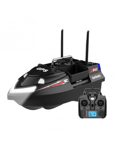 RC masalo laivas Flytec V802 PRO su GPS ir 12000mAh baterija juodas – CyborgShop