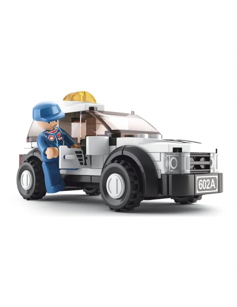 Sluban Racing Team Safety Car konstruktorius su 96 detalėmis vaikams – CyborgShop