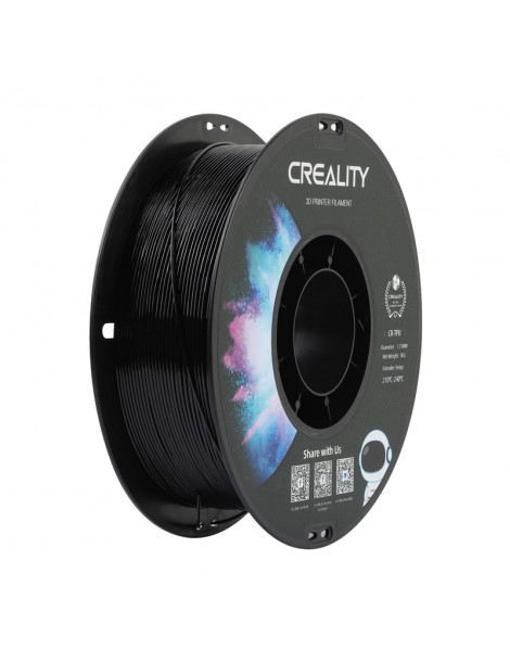 3D spausdinimo siūlas TPU 1.75mm juodas – CyborgShop