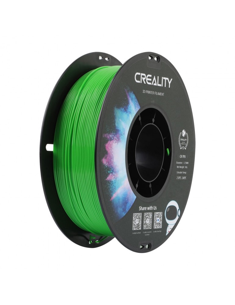 TPU 1.75mm žalias lankstus 3D siūlas CR-TPU Creality – CyborgShop