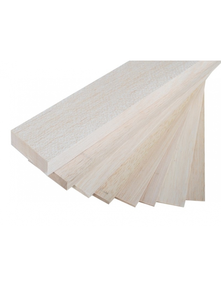 Balsa lakštas 1000×100×9 mm LIGHT – CyborgShop