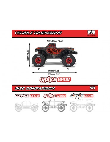Arrma 1/16 Gorgon Grom 4WD Smart RTR Green