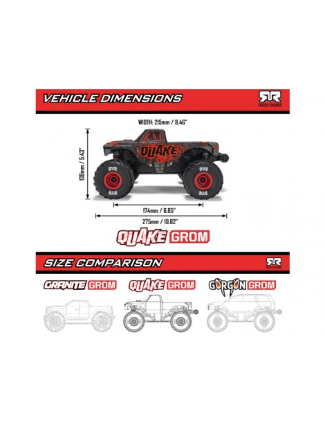 Arrma 1/16 Gorgon Grom 4WD Smart RTR Green
