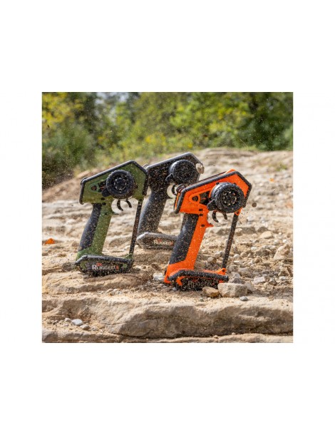 Spektrum DX Rugged Plus 12CH Orange siųstuvas – CyborgShop