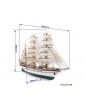 Laivo modelis Gorch Fock 1:95 – OCCRE – CyborgShop