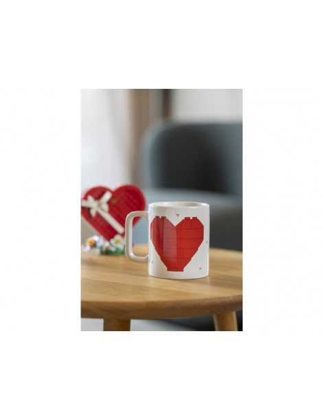 Keramikinis puodelis LEGO Love 300 ml – CyborgShop