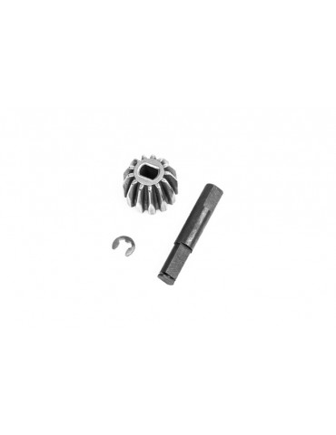 S10 Blast - bevel gear 13Z. + axle front + E-Clip