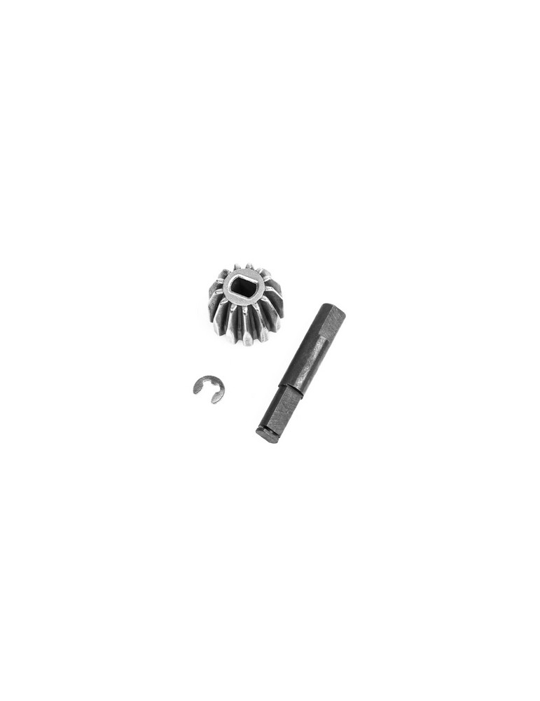 S10 Blast - bevel gear 13Z. + axle front + E-Clip