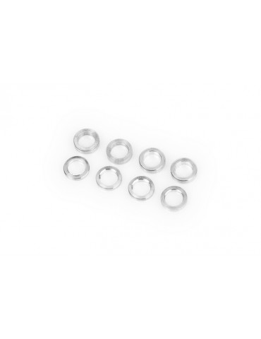 S10 Blast - Distance Spacer Hub Carrier 4 pcs 5.1x7.5x1.3mm + 4 pcs 5.1x7.5x2.1mm