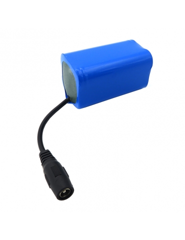 Akumuliatorius Li-ion 7.4V 12000 mAh Flytec V900 su DC jungtimi – CyborgShop