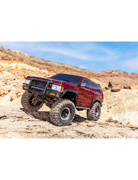 Traxxas TRX-4 Nissan Pathfinder 1988 RC kopimo modelis Ready-To-Drive raudonas – CyborgShop