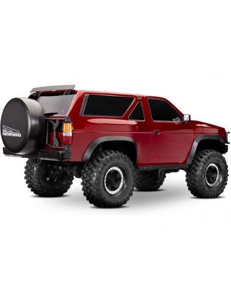 Traxxas TRX-4 Nissan Pathfinder 1988 RC kopimo modelis Ready-To-Drive raudonas – CyborgShop
