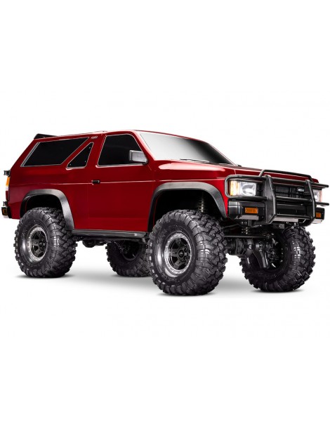 Traxxas TRX-4 Nissan Pathfinder 1988 RC kopimo modelis Ready-To-Drive raudonas – CyborgShop