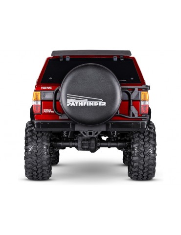 Traxxas TRX-4 Nissan Pathfinder 1988 RC kopimo modelis Ready-To-Drive raudonas – CyborgShop