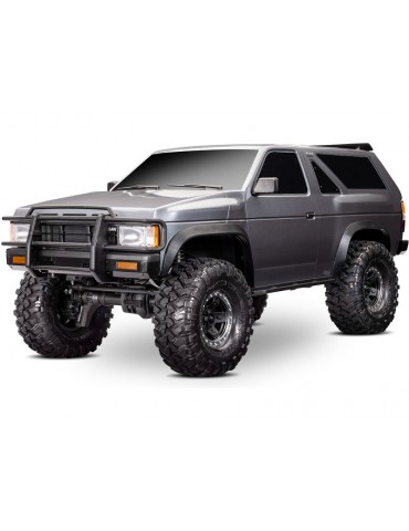 Traxxas TRX-4 Nissan Pathfinder 1988 RC crawler modelis Ready-To-Drive sidabro spalvos – CyborgShop