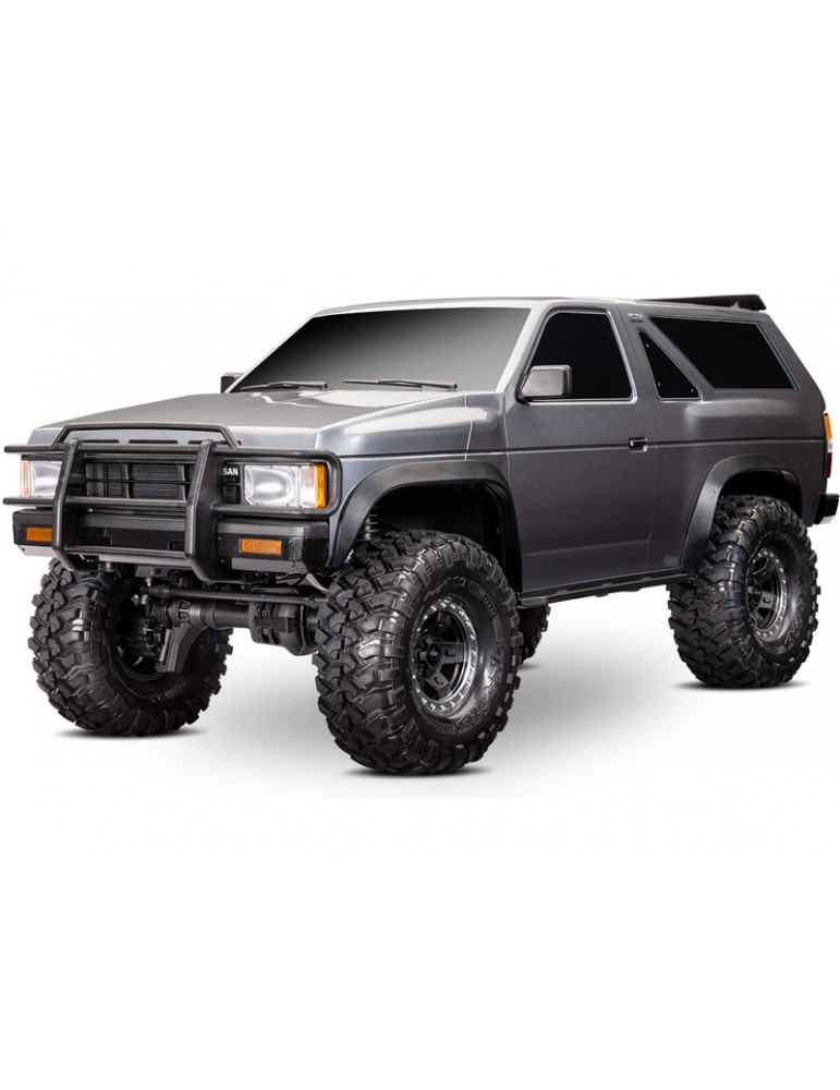 Traxxas TRX-4 Nissan Pathfinder 1988 RC crawler modelis Ready-To-Drive sidabro spalvos – CyborgShop