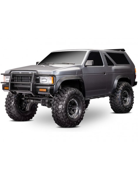 Traxxas TRX-4 Nissan Pathfinder 1988 RC crawler modelis Ready-To-Drive sidabro spalvos – CyborgShop