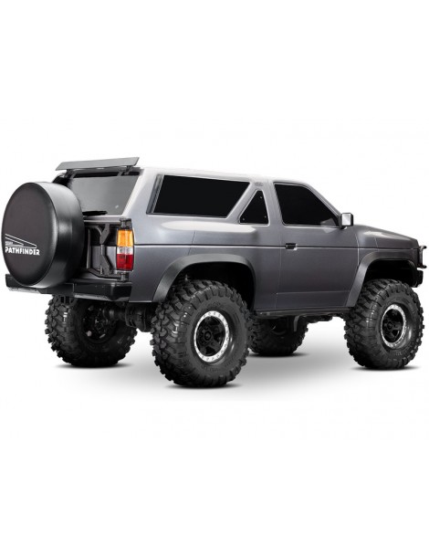 Traxxas TRX-4 Nissan Pathfinder 1988 RC crawler modelis Ready-To-Drive sidabro spalvos – CyborgShop