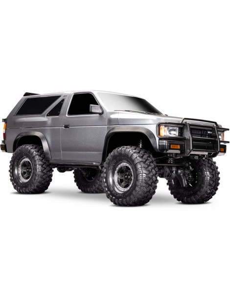 Traxxas TRX-4 Nissan Pathfinder 1988 RC crawler modelis Ready-To-Drive sidabro spalvos – CyborgShop