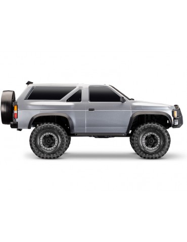 Traxxas TRX-4 Nissan Pathfinder 1988 RC crawler modelis Ready-To-Drive sidabro spalvos – CyborgShop