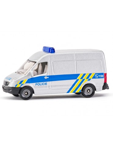 SIKU Czech Edition Policijos mikroautobusas su autentišku dizainu modeliukas | CyborgShop
