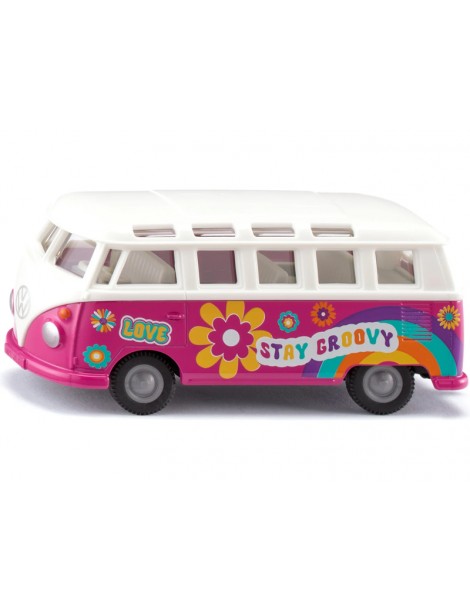Volkswagen T1 Samba 1:50 metalinis SIKU Super modeliukas su atidaromomis durimis | CyborgShop