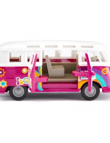 Volkswagen T1 Samba 1:50 metalinis SIKU Super modeliukas su atidaromomis durimis | CyborgShop