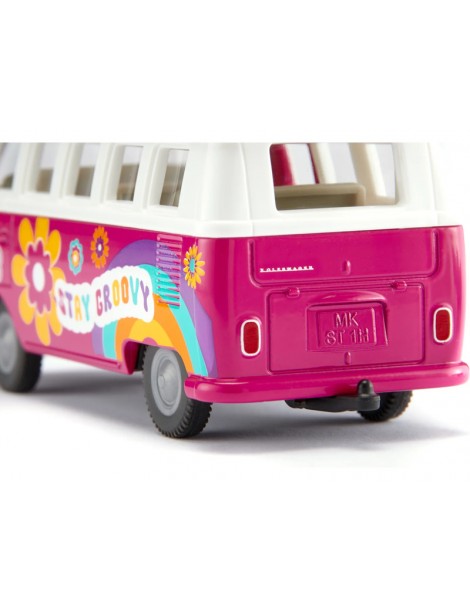 Volkswagen T1 Samba 1:50 metalinis SIKU Super modeliukas su atidaromomis durimis | CyborgShop