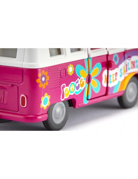 Volkswagen T1 Samba 1:50 metalinis SIKU Super modeliukas su atidaromomis durimis | CyborgShop