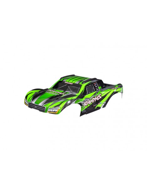 Traxxas Maxx Slash žalias ProGraphix kėbulas su lipdukais | CyborgShop