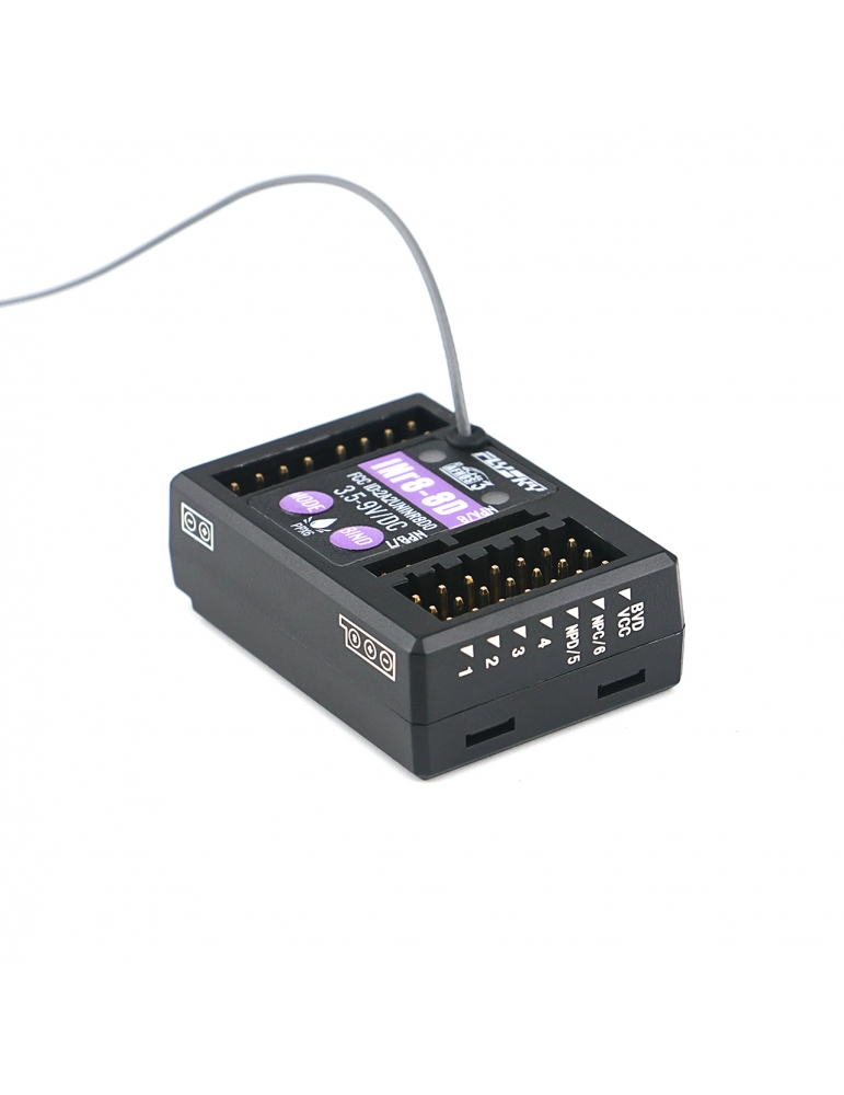 Flysky INr8-8D AFHDS 3 8 kanalų RC imtuvas su LED valdymu | CyborgShop