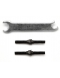RC vairo trauklė 4-40 x 24 mm metalinė reguliuojama 2 vnt. | CyborgShop