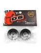 RC drift ratų dangteliai AERO DRIFT Slope Silver Black Mesh 2 vnt. | CyborgShop