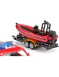 SIKU Blister - Land Rover Defender with Boat 1:50