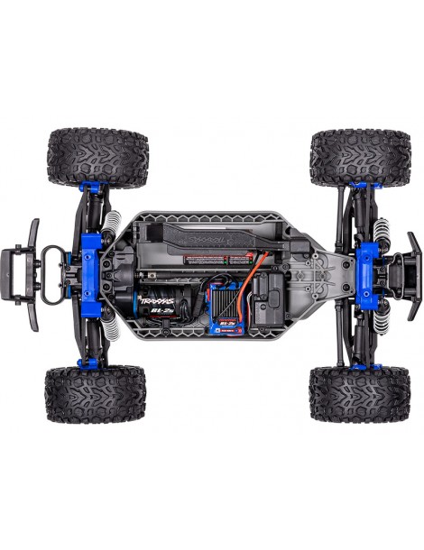 RC modelis Traxxas Rustler 1:10 2BL 4WD RTR + Dovana Raudonas - CyborgShop