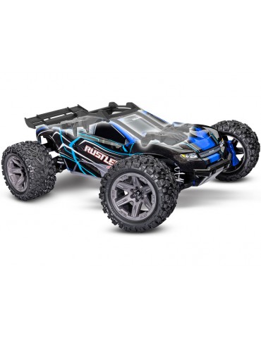 RC modelis Traxxas Rustler 1:10 2BL 4WD RTR + Dovana Raudonas - CyborgShop