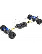 RC modelis Traxxas Rustler 1:10 2BL 4WD RTR + Dovana Raudonas - CyborgShop