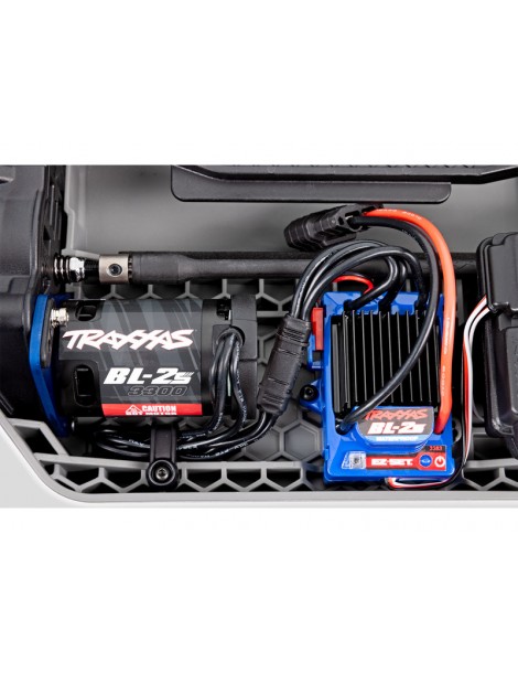 RC modelis Traxxas Rustler 1:10 2BL 4WD RTR + Dovana Raudonas - CyborgShop