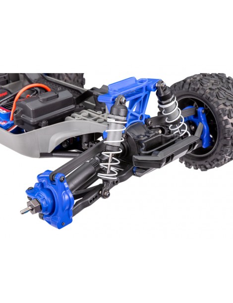 RC modelis Traxxas Rustler 1:10 2BL 4WD RTR + Dovana Raudonas - CyborgShop