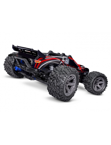 RC modelis Traxxas Rustler 1:10 2BL 4WD RTR + Dovana Raudonas - CyborgShop