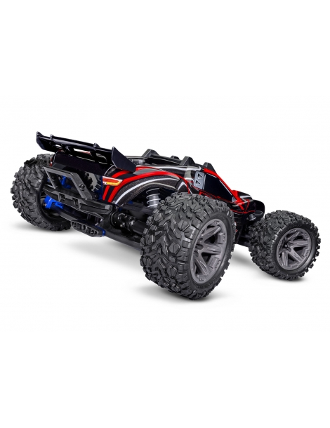 RC modelis Traxxas Rustler 1:10 2BL 4WD RTR + Dovana Raudonas - CyborgShop