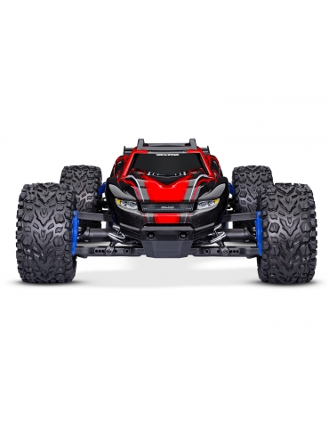 RC modelis Traxxas Rustler 1:10 2BL 4WD RTR + Dovana Raudonas - CyborgShop