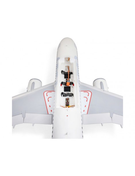 E-flite Airbus A320neo 1.5m EDF AS3X+ SAFE Select BNF Basic