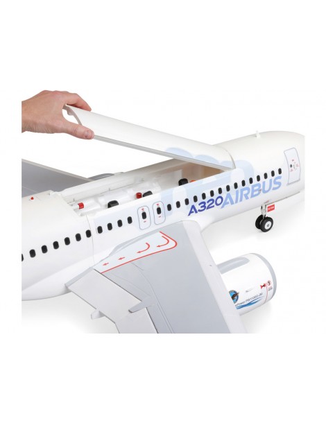 E-flite Airbus A320neo 1.5m EDF AS3X+ SAFE Select BNF Basic