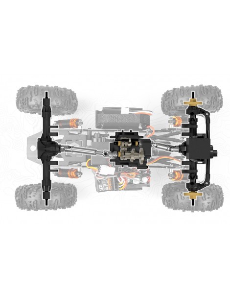 RC modelis Venture18 CC Flux Competition Crawler 1:18 gunmetal HPI – CyborgShop