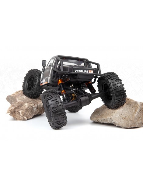 RC modelis Venture18 CC Flux Competition Crawler 1:18 gunmetal HPI – CyborgShop