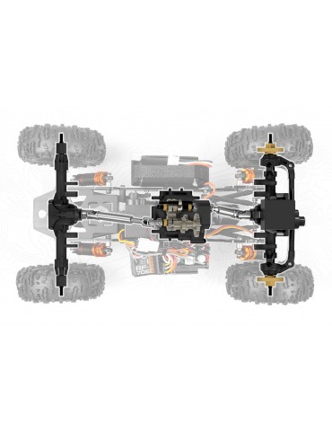 RC modelis Venture18 CC Flux Competition Crawler 1:18 žalias HPI – CyborgShop