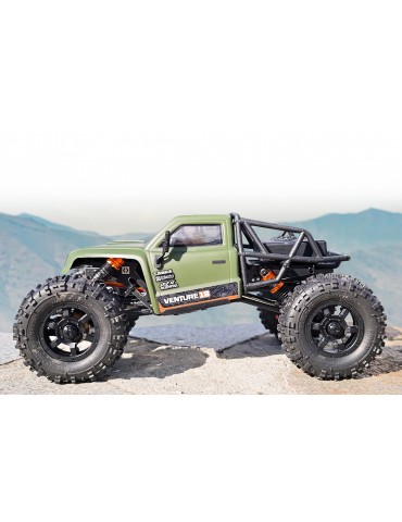 RC modelis Venture18 CC Flux Competition Crawler 1:18 žalias HPI – CyborgShop